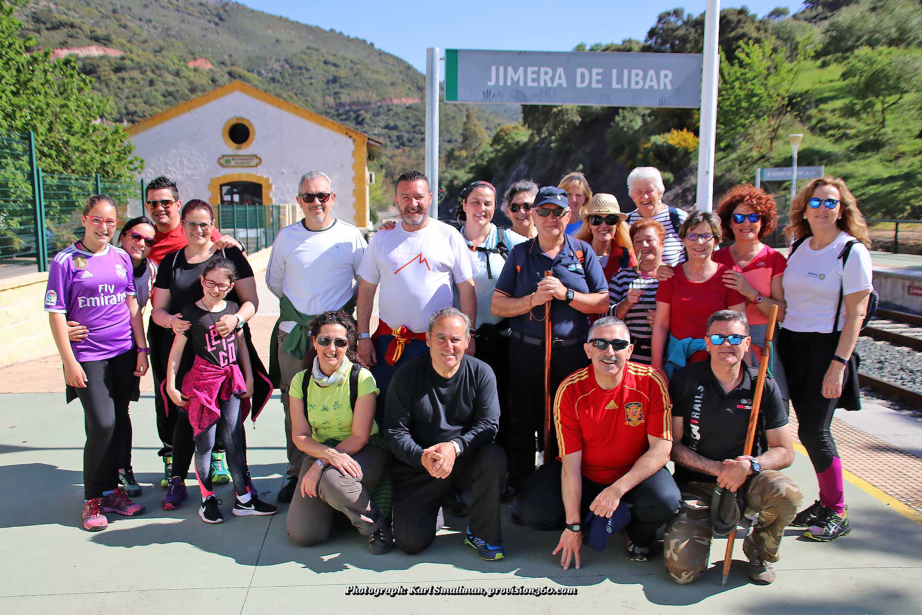 Participantes del proyecto Sonrisas hacia la Gran Senda